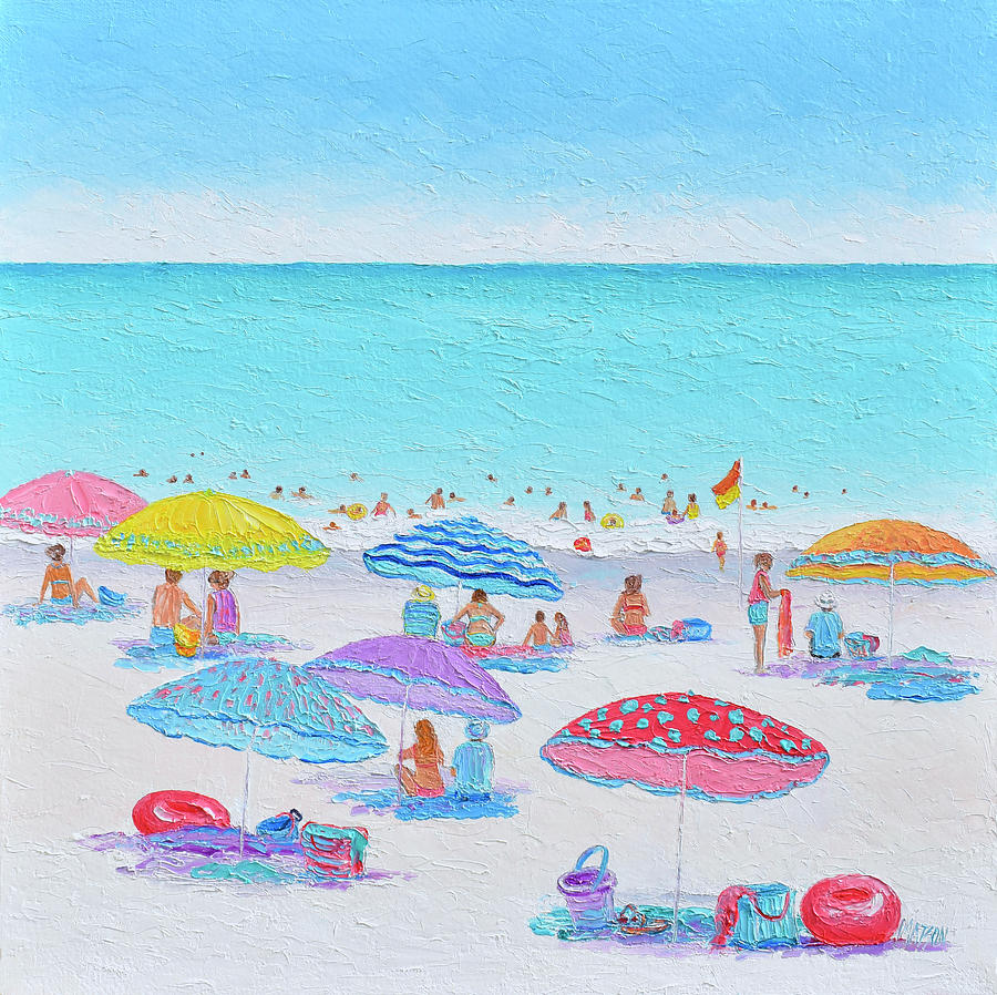 Days Like This - A  Beach Scene Painting
