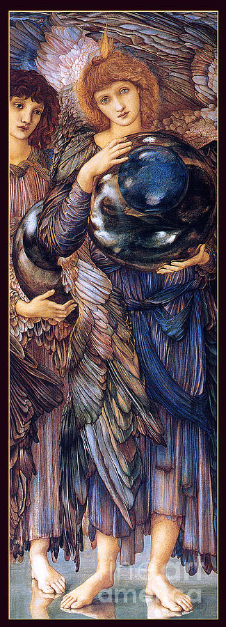 Days Of Creation Angel First 1876 Painting by Edward Burne Jones