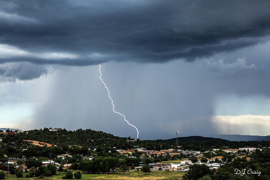 Daytime Lightning Photograph by Craig Miller