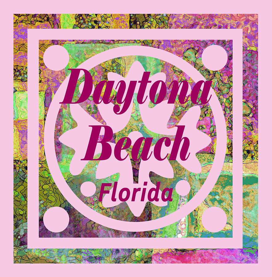 Daytona Beach Florida Abstract 122 Painting by Corinne Carroll