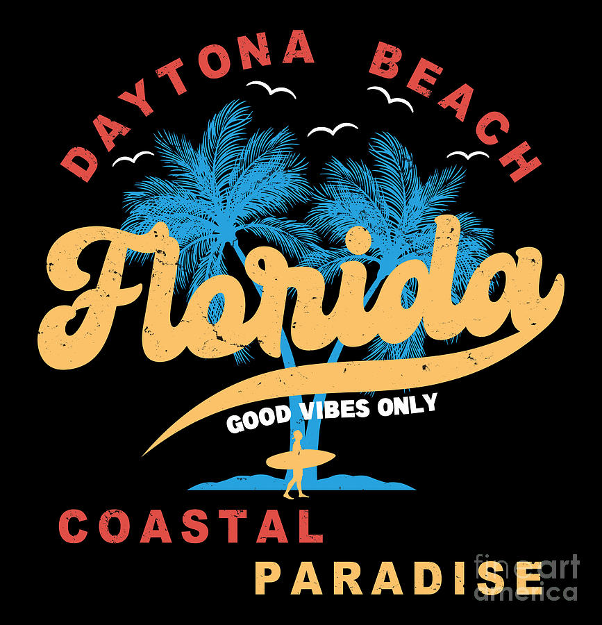 Daytona Beach - Florida - Coastal Paradise Digital Art by Inspired ...