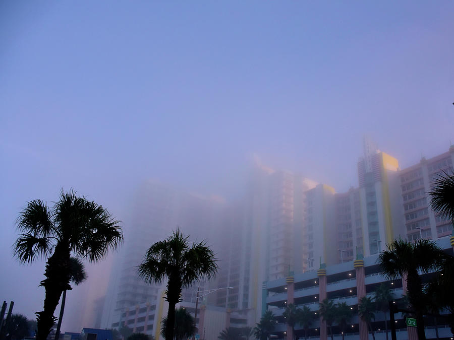 Daytona Beach Foggy Morning Photograph by Christopher Mercer