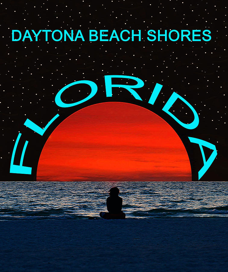 Daytona Beach Shores Dream Girl Mixed Media by David Lee Thompson