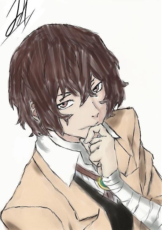 Dazai Osamu Digital Art by James Hammock - Pixels