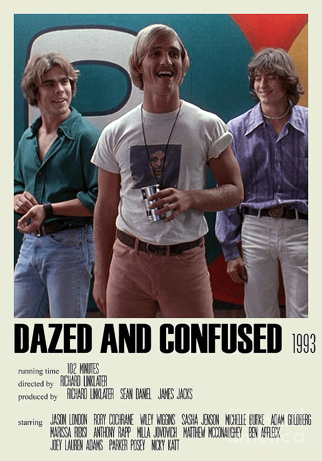 Dazed and Confused Alternative Art Movie Large Painting by Lauren Walker