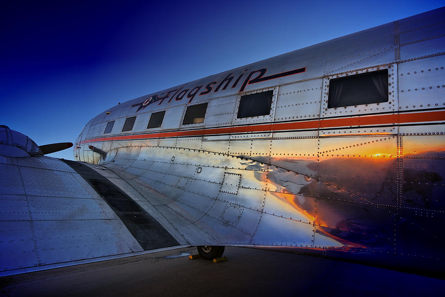 DC-3 Flagship Detroit at Sunrise 2 Photograph by HawkEye Media