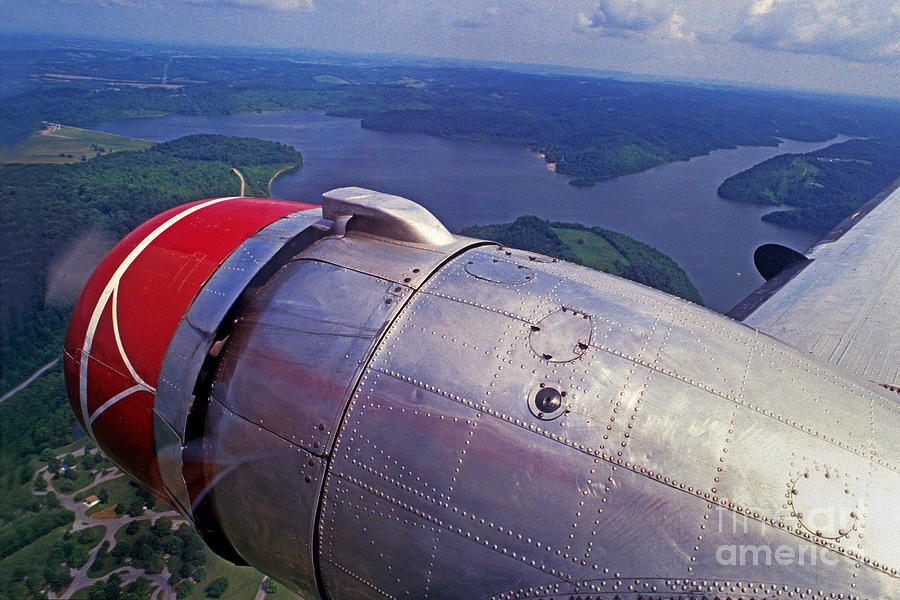 Dc-3 Over Tennessee Photograph