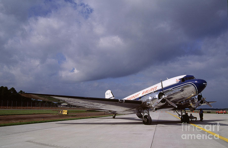 DC-3 Piedmont Airlines, N44Y Photograph by Wernher Krutein