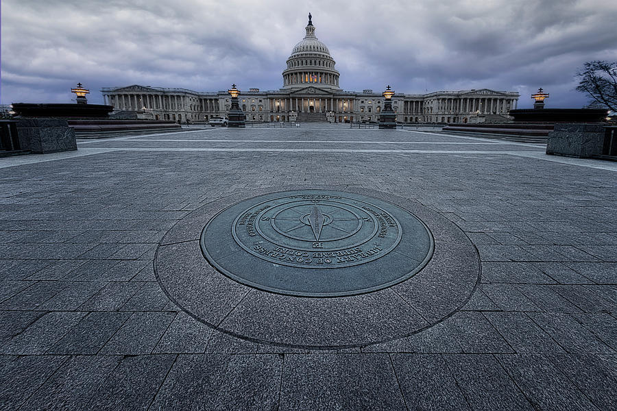 DC Capitol Building Photograph by Susan Candelario