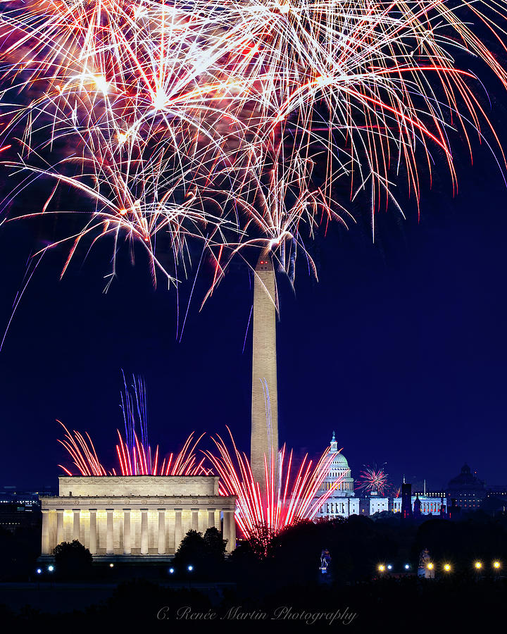 DC Fireworks Photograph by C  Renee Martin