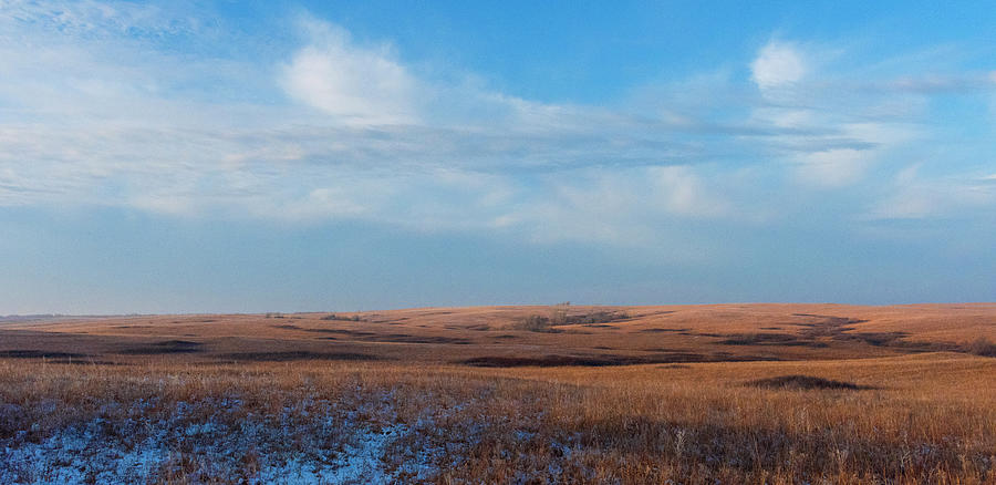 DDP DJD Maxwell Prairie Frosty Morning Landscape 5888 Photograph by David Drew