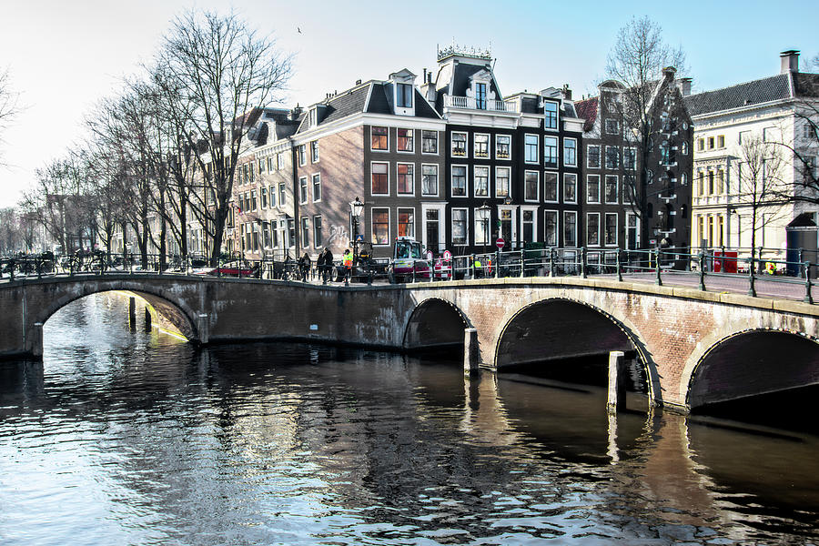 De 9 Straatjes bridges Amsterdam Photograph by Pedro Cardona Llambias
