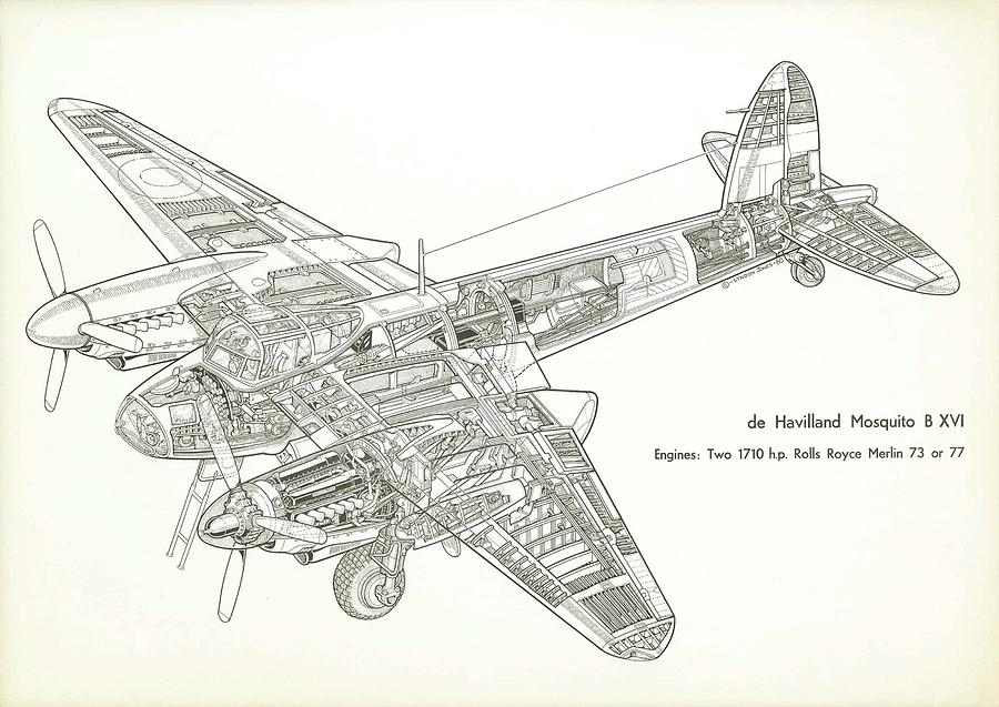 De Havilland Dh 98 Mosquito B14 Mixed Media by Aircraft Lover - Fine ...