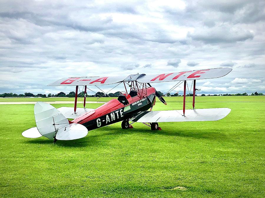 De Havilland DH.82A Tiger Moth G-ANTE At Sywell Airport in Northamptonshire Photograph by Gordon James