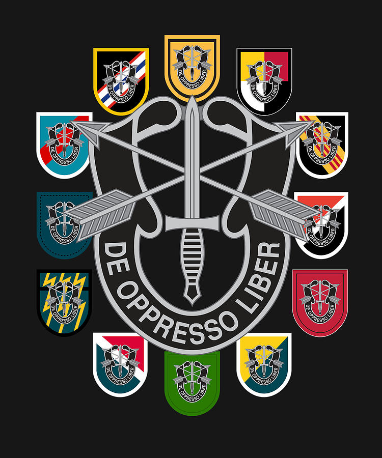 metal art Special Forces Crest 