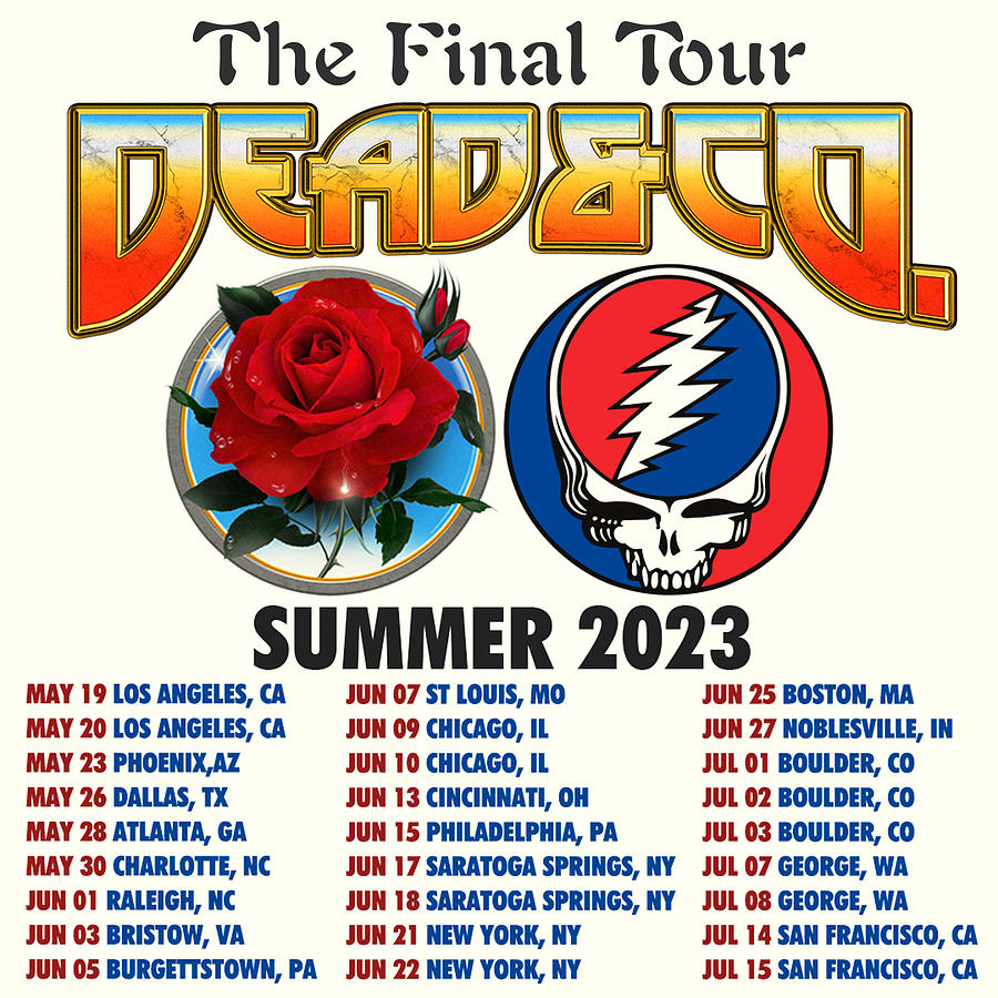 Dead And Co The Final Tour Summer Date 2023 Iy21 Digital Art by Indah