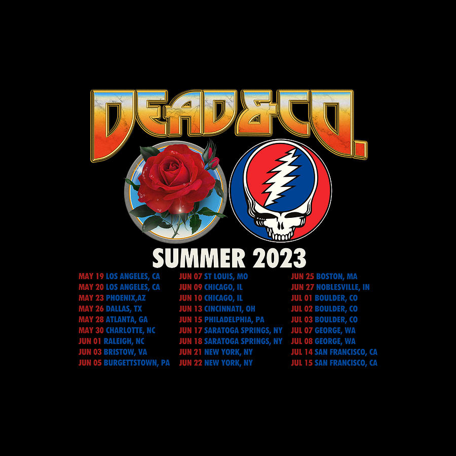 Dead And Co The Final Tour Summer Date 2023 Iy22 Digital Art by Indah ...