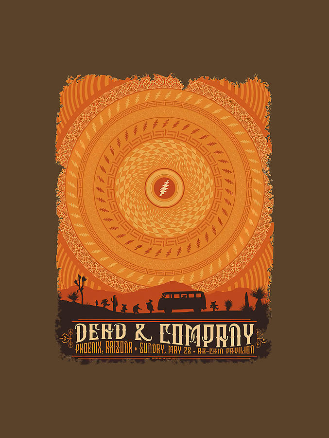 Dead and Company Phoenix Arizona Tapestry Textile by Jake Saunders