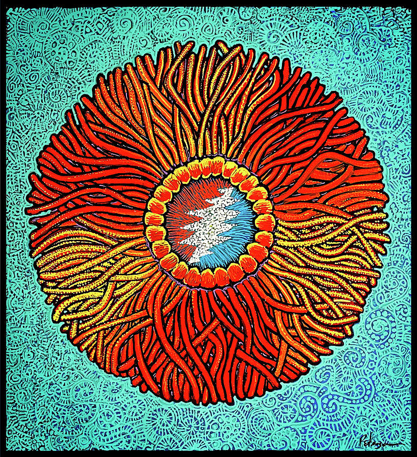 Dead Flower Painting by Michael Peterson Pixels