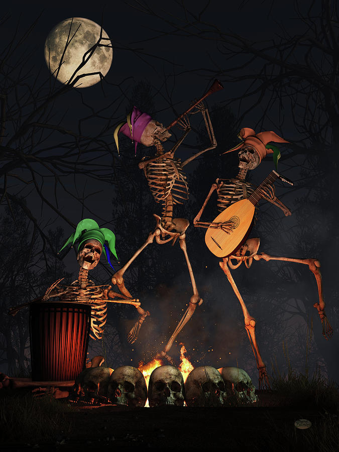 Music Digital Art - Dead Fools Dance by Daniel Eskridge