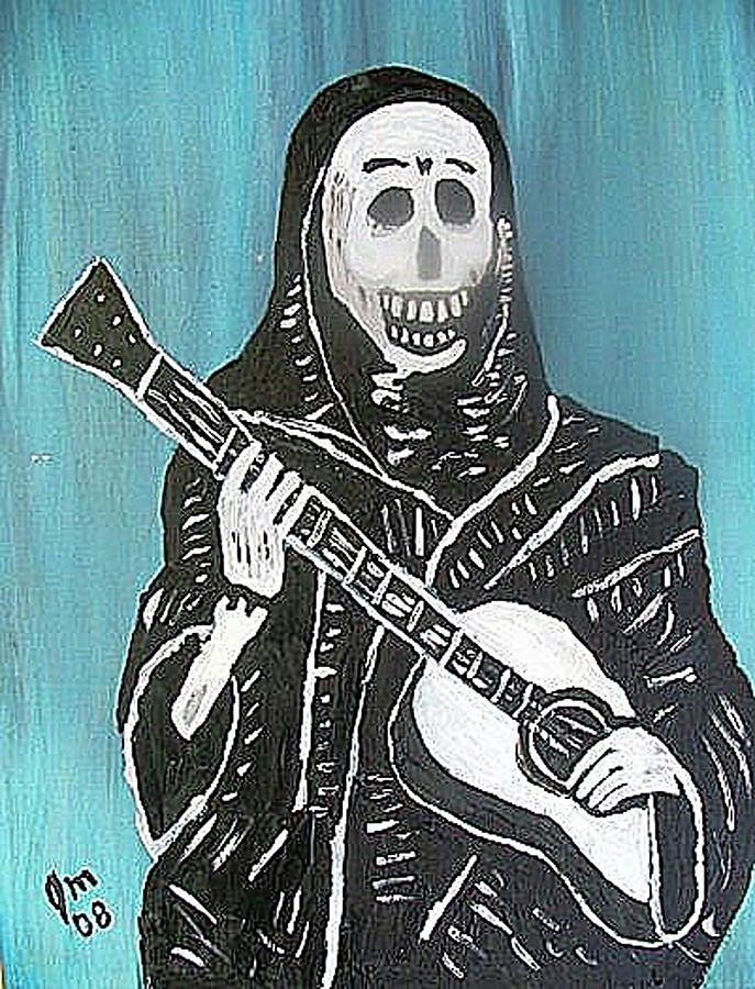 Dead Guitarist Painting by John Macarthur