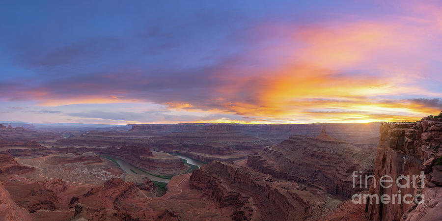 Dead Horse Panorama Sunset  Photograph by Michael Ver Sprill