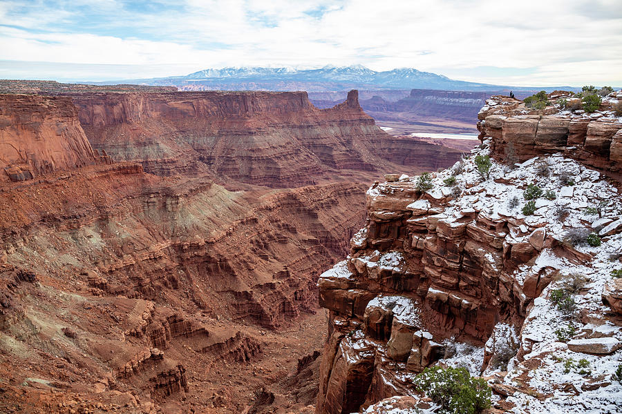 Dead Horse Point State Park in Winter Photograph by Ed Clark