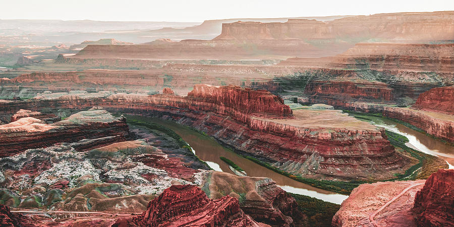 Landscape Photograph - Dead Horse Point State Park Colorado River Overlook Panorama by Gregory Ballos