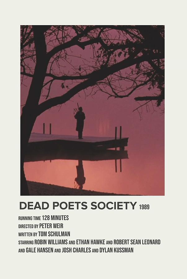dead poets society 1989 Poster Digital Art by Maria Sanchez