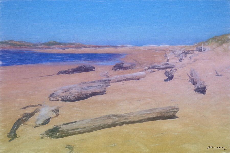 Dead Trees on the beach Photograph by Frank Lee Dead Trees on the beach Photograph by Frank Lee