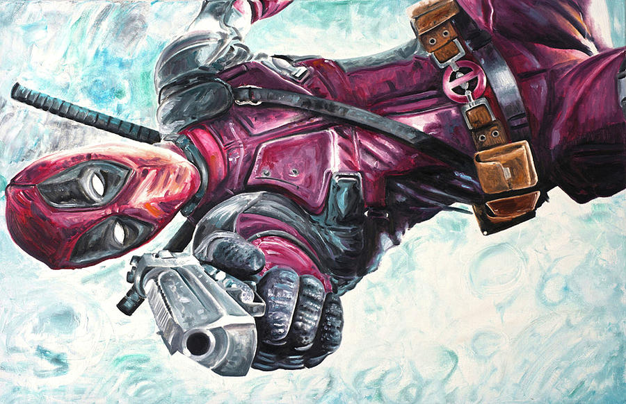 Deadpool 12 bullets Painting by James Holko - Fine Art America
