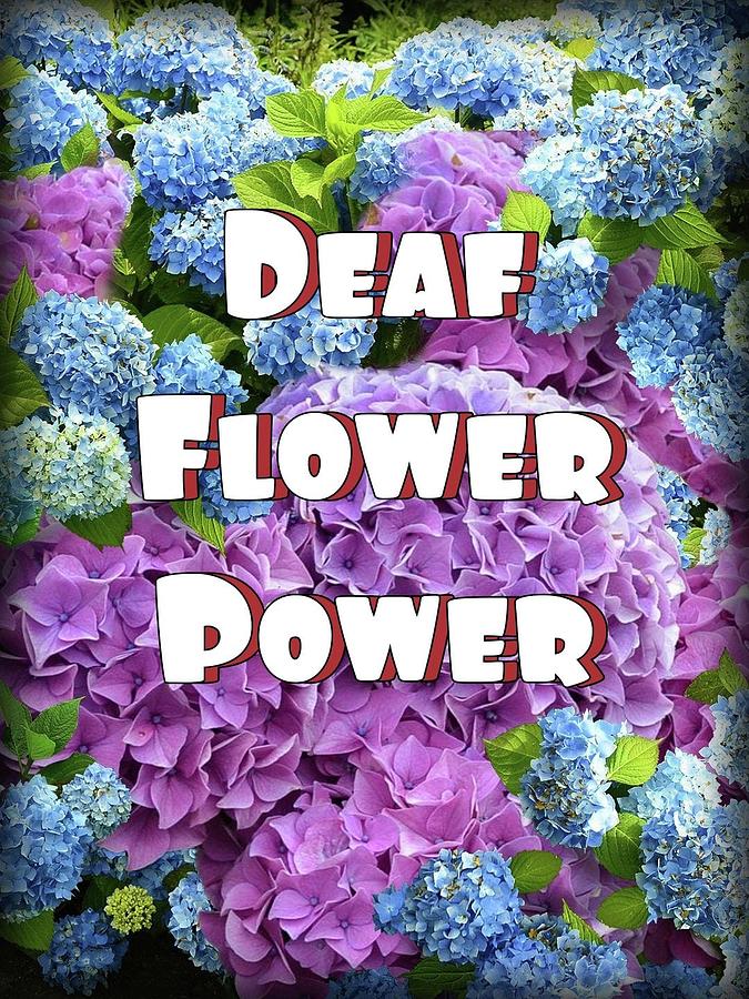 Deaf Flower Power Photograph by TheresaMarie Scavo - Fine Art America