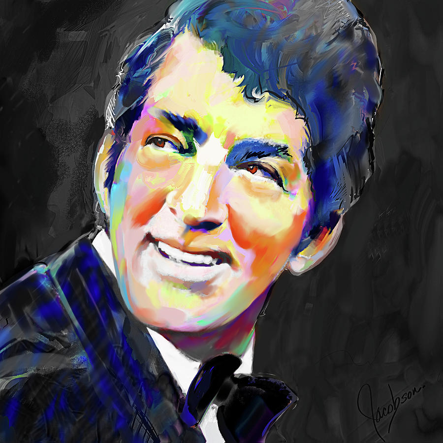 Dean Martin II Painting by Jackie Medow-Jacobson