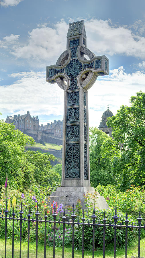 Dean Ramsay Memorial and Edinburgh Castle Photograph by Weston Westmoreland