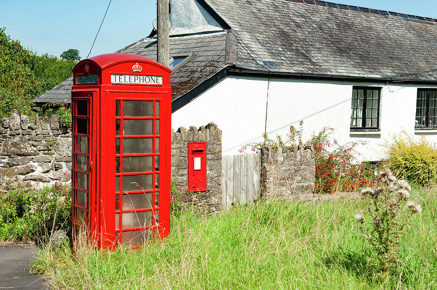 Dean Red Telephone Box Dartmoor Photograph by Helen Jackson