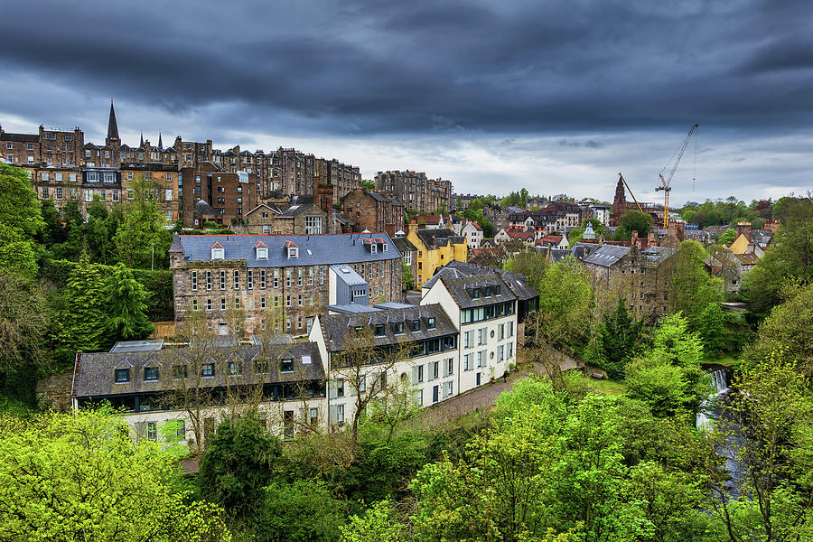 Dean Village In City Of Edinburgh Photograph by Artur Bogacki