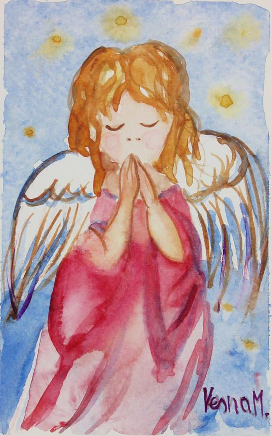 Dear Angel Painting by Vesna Martinjak