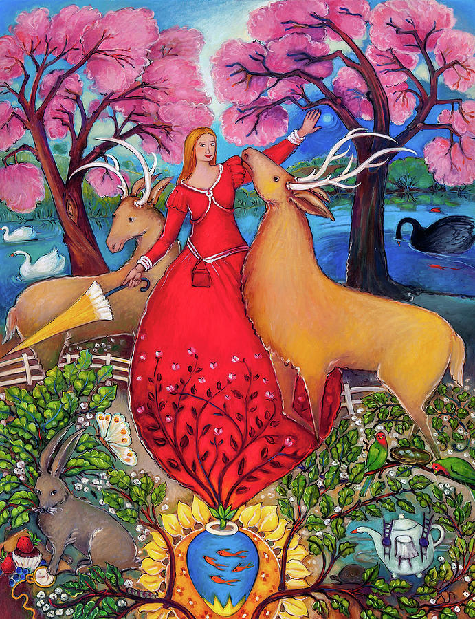 Dear One Painting by Linda Carter Holman