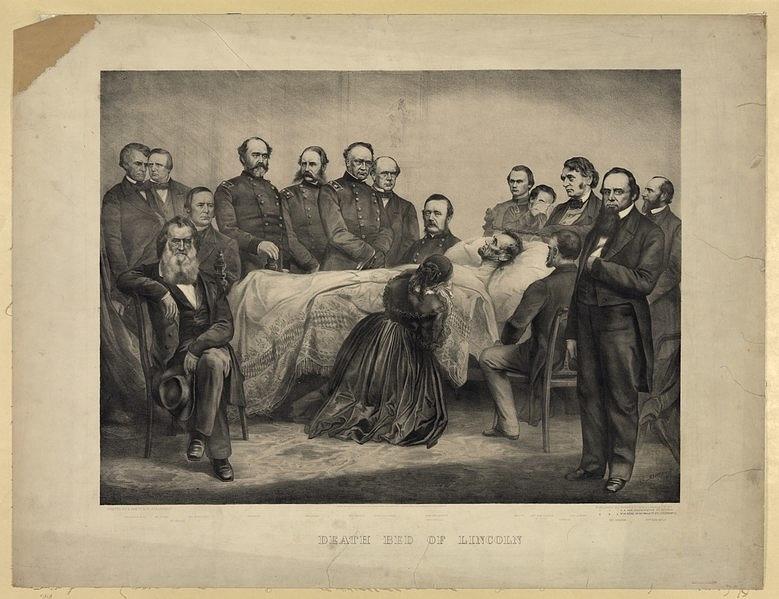 Death bed of Lincoln - A. Brett Co 83 Nassau St Photograph by Paul Fearn