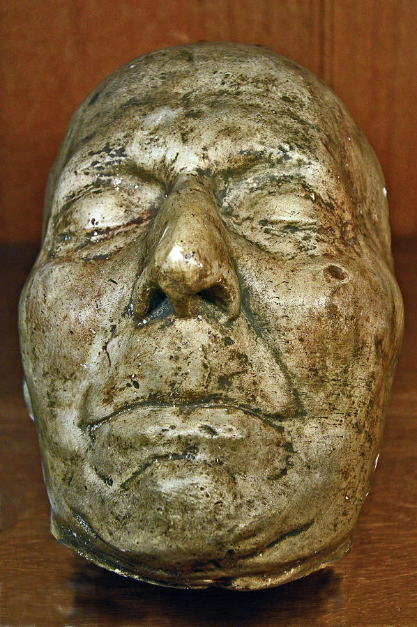 Death Mask Of Jonathan Swift. Digital Art