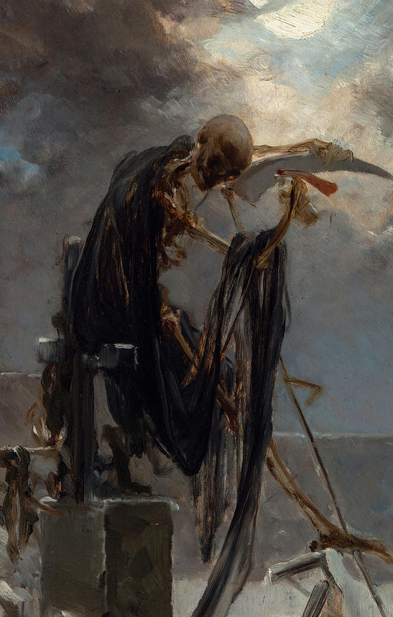 Armageddon Painting - Death by Maximilian Pirner