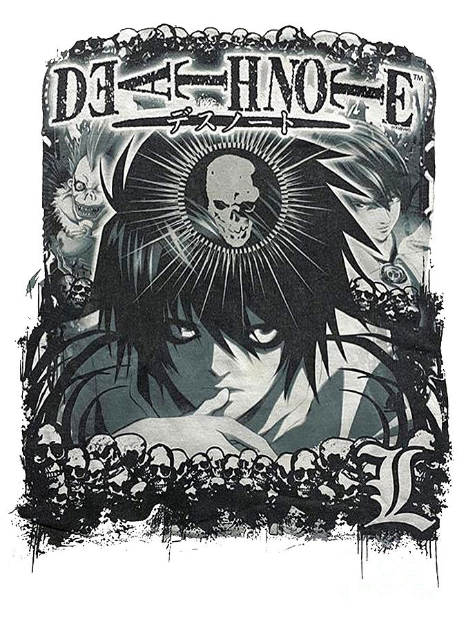 Death Note Anime Design Art Drawing by Fantasy Anime - Fine Art America