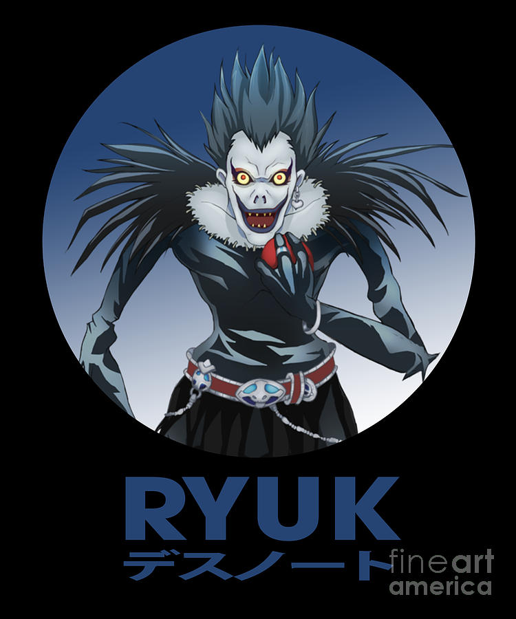 Death Note Art Ryuk Anime Drawing by Fantasy Anime - Pixels