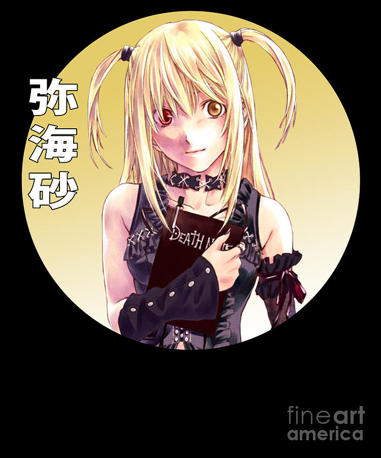 Death Note Japanese Art Misa Amane Drawing by Fantasy Anime - Pixels