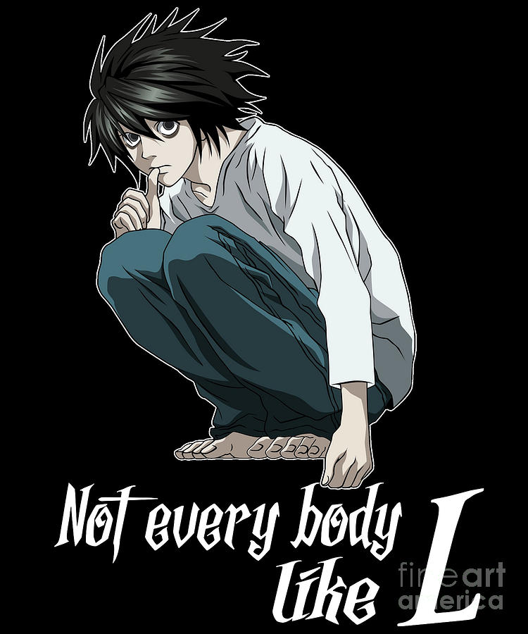 Death Note Not Every Body Like L Drawing by Fantasy Anime - Pixels
