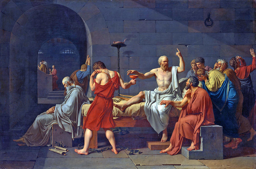 Socrates Painting - Death of Socrates by Long Shot