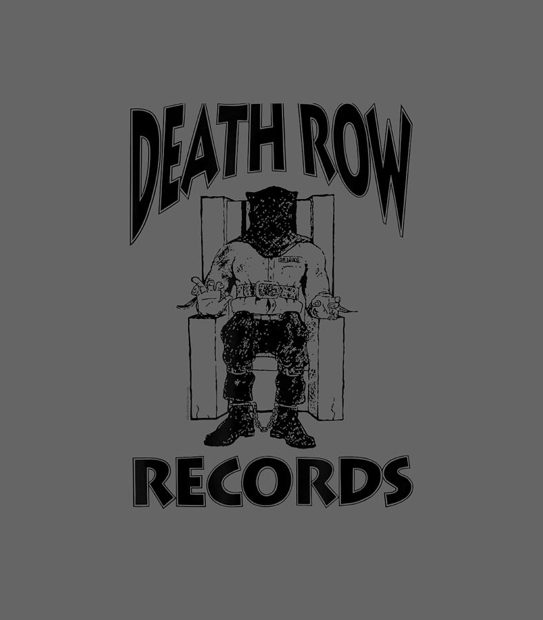 Death Row Records Black Logo Digital Art by Black - Fine Art America