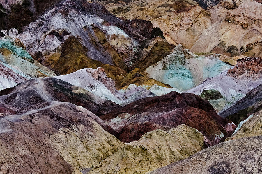 Death Valley Artist Palette  Photograph by Kyle Hanson