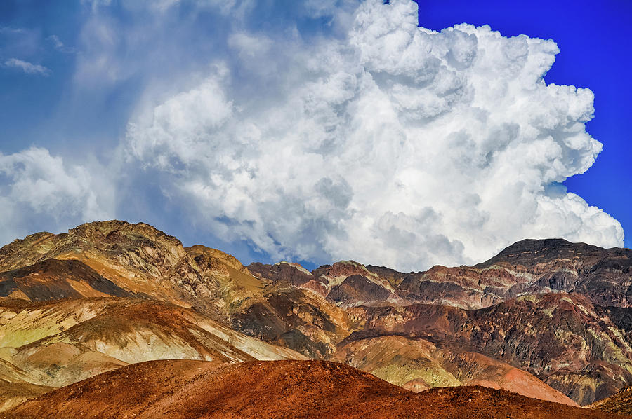Death Valley Artists Drive Landscape Photograph by Kyle Hanson