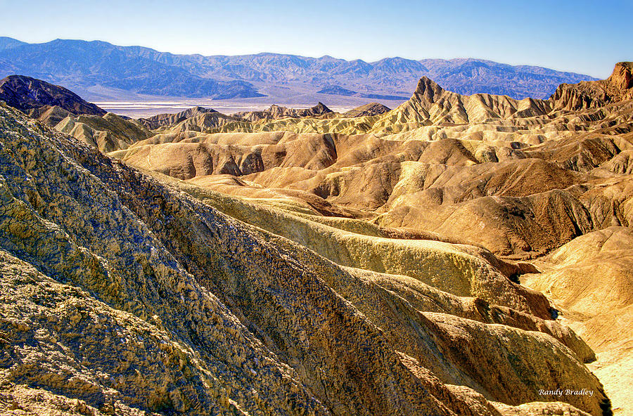Death Valley Desert Hills  Photograph by Randy Bradley